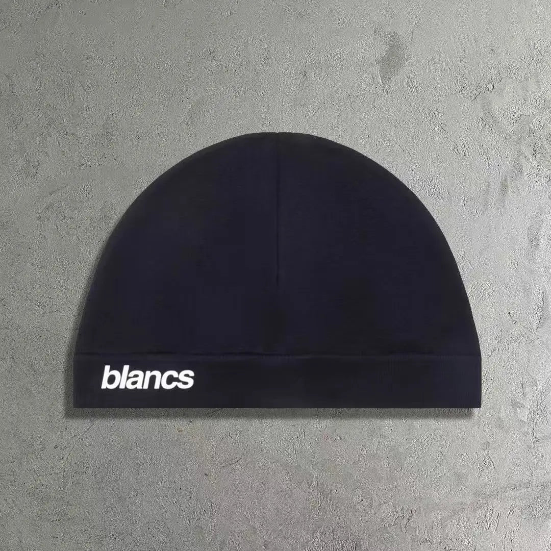 Letter Printed Knitted Hat, Single-Layer Autumn And Winter Warm Cover