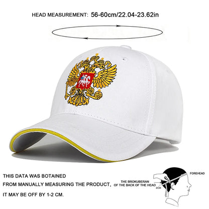 Unisex Russia Embroidery Baseball Caps Spring and Autumn