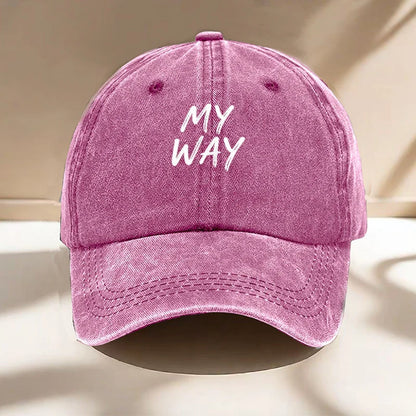 Men's Letter Baseball Cap For Casual Outdoor