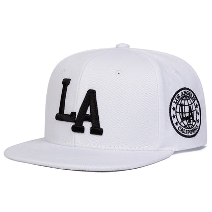 Unisex Letter Embroidery Hip-hop Hats Spring Autumn Snapback Caps