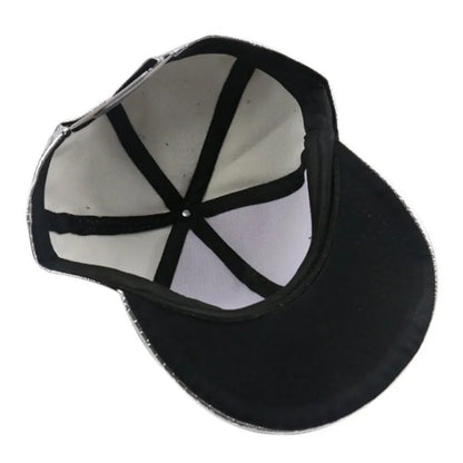 Trendy PU Crocodile Skin Hip Hop Cap For Men Women