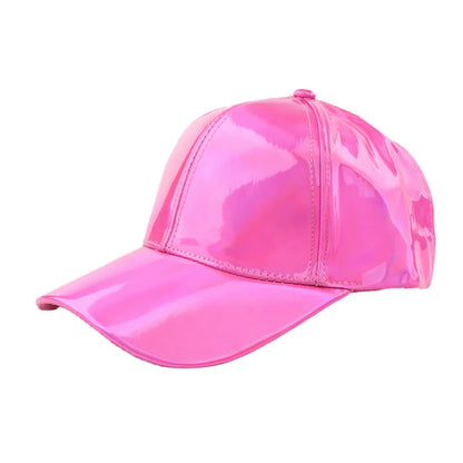 Unisex PU Rainbow Color Changing Baseball Hat