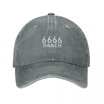 6666 Ranch Four Sixes Ranch Baseball Cap Men Women