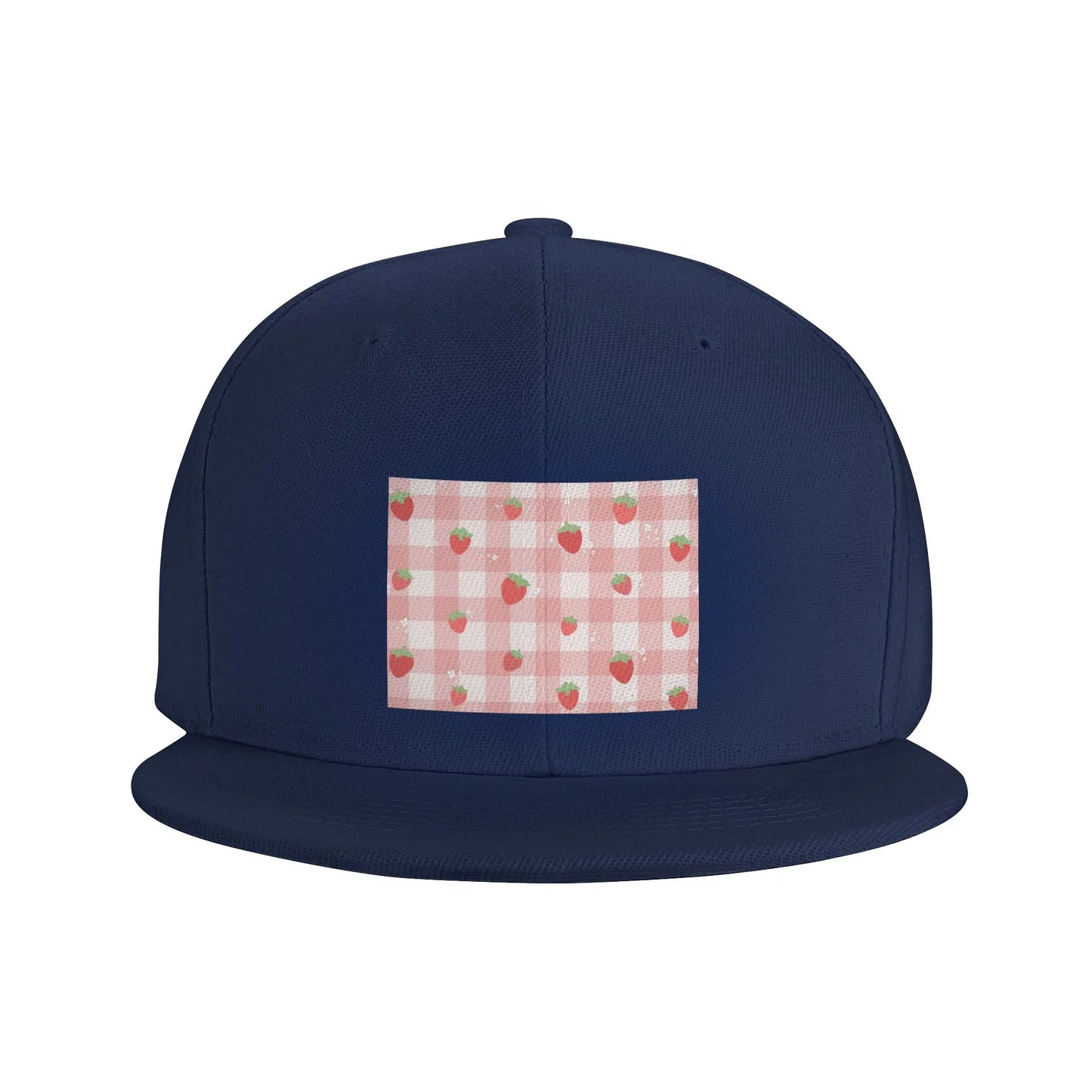 Strawberry Plaid Baseball Caps Snapback Fashion Baseball Hats