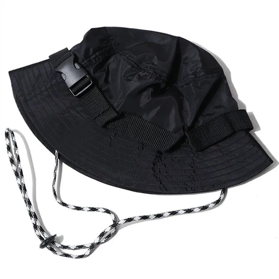Multifunction Tactical Hip Hop Techwear Bucket Hat Men Women Outdoor
