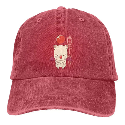 Moogle Kupo Baseball Cap Men Cowboy Hats Women