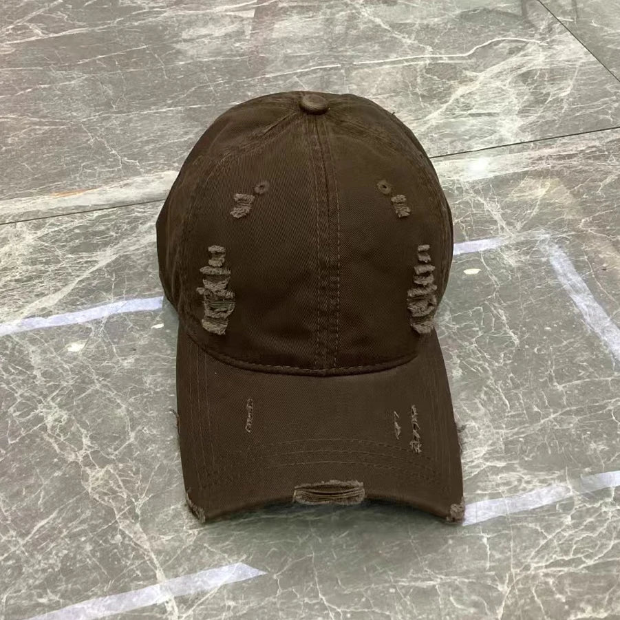 Unisex Square Brim Broken Brim Baseball Cap