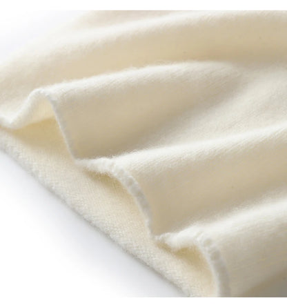 New Winter Cashmere Knitted Unisex Warm Hat High Quality Solid Leisure Sleeve Hat