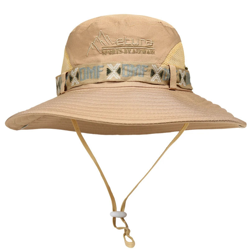 Outdoor Fishing Fisherman's Hat Men's Large Brim Sun Hat Summer