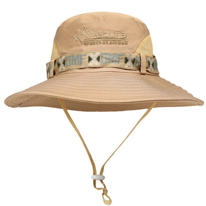 Outdoor Fishing Fisherman's Hat Men's Large Brim Sun Hat Summer