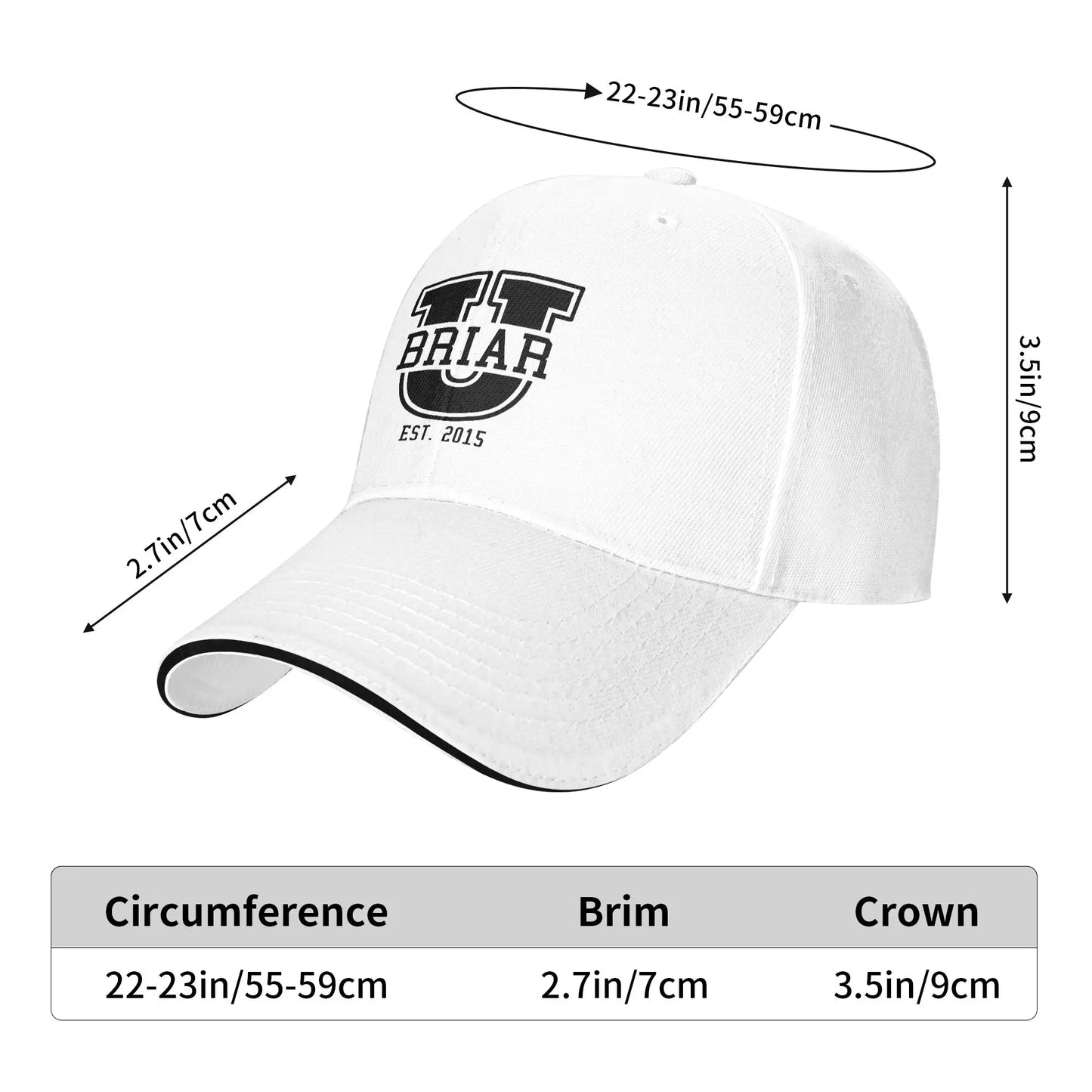 Briar U Off Campus Women Men Baseball Cap