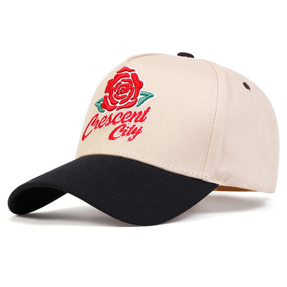 Unisex U Letter Snake Embroidery Baseball Caps Spring And Autumn Outdoor