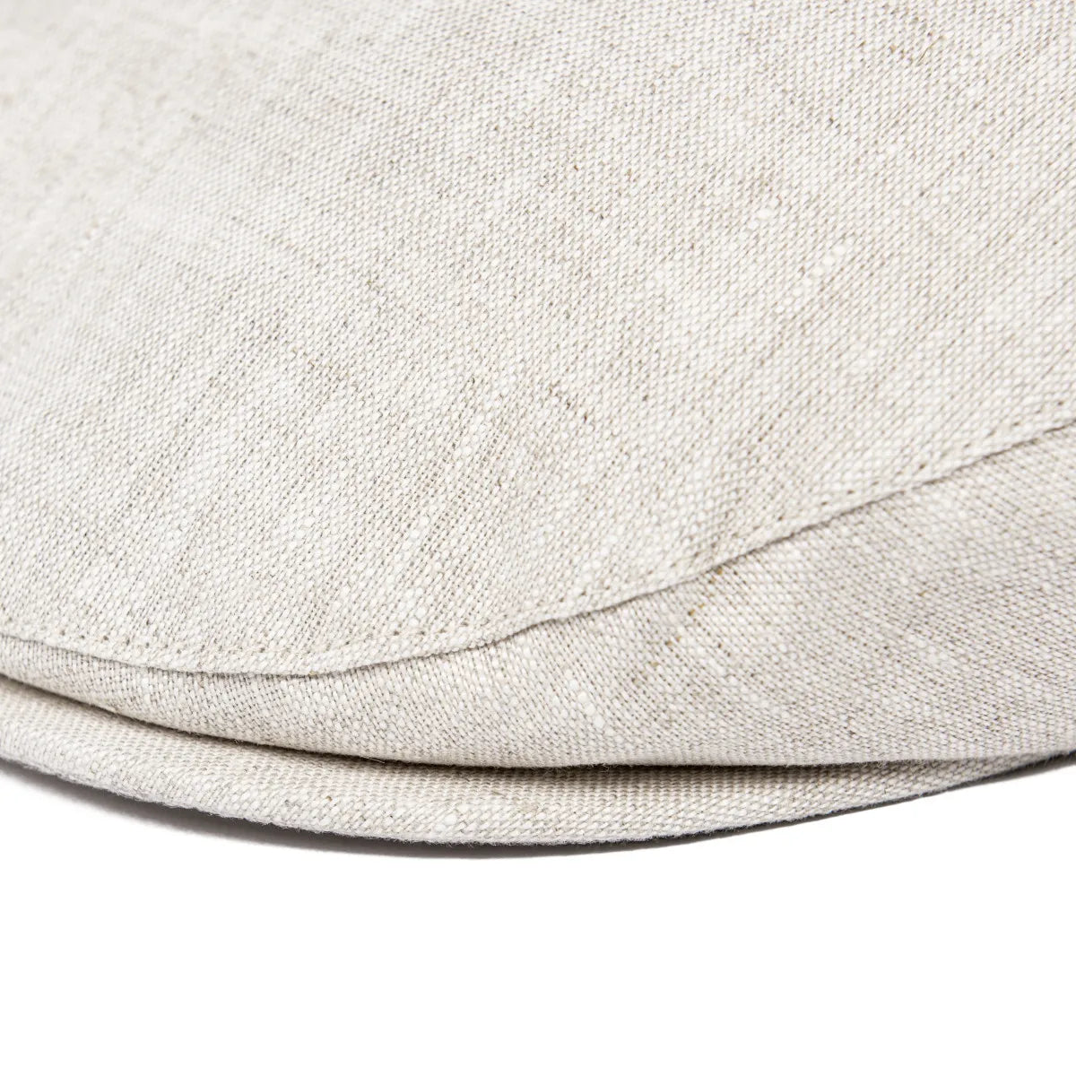 Linen Flat Cap For Men Women Herringbone Linen Newsboy Cap