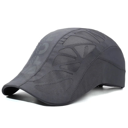 Summer New Arrival SPORT Letter Front Panel Cap For Men Breathable Sun Hat Outdoor UV Protection Baseball Cap