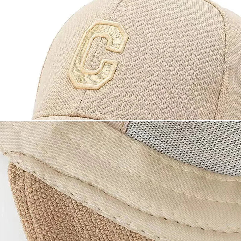 Simple Letter C Embroidered Baseball Cap For Men Women