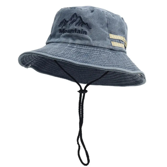 Four Seasons Cotton Solid Bucket Hat