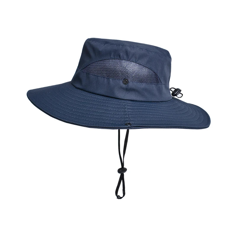 Outdoor Fishing Mountaineering Fisherman Hat Breathable Large Brim Sun Hat