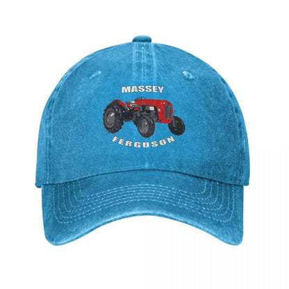 Massey Ferguson Men Women Baseball Cap Machine Distressed Cotton Hats Cap