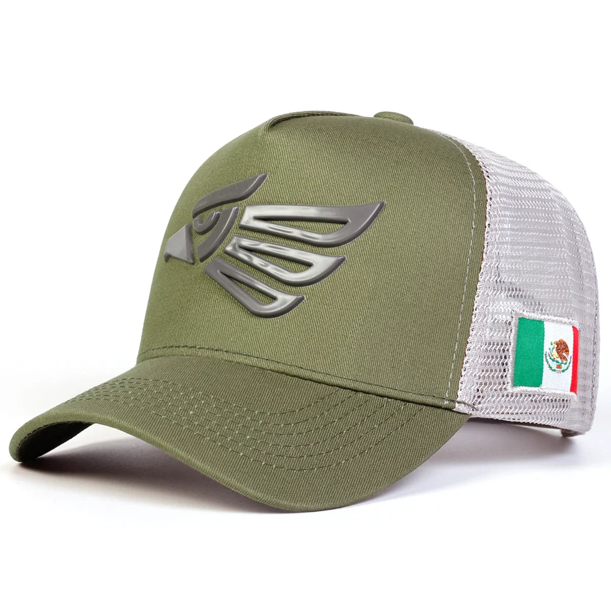 Unisex Mexican Eagle Label Baseball Net Caps Outdoor Adjustable Casual Hats Hip Hop Hat Sunscreen Hat