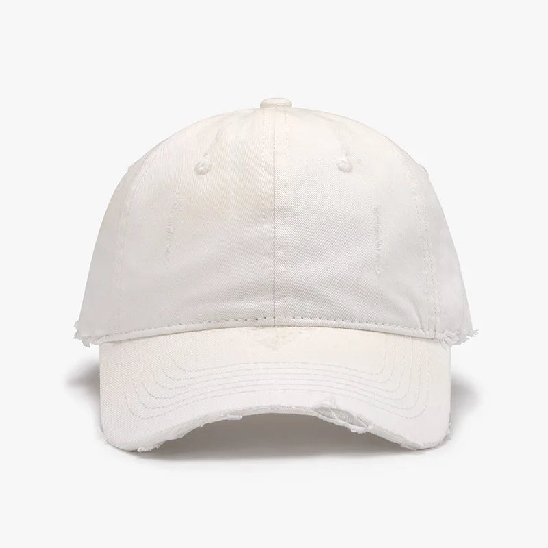 Women's Washed Distressed Baseball Cap For Outdoor Sports