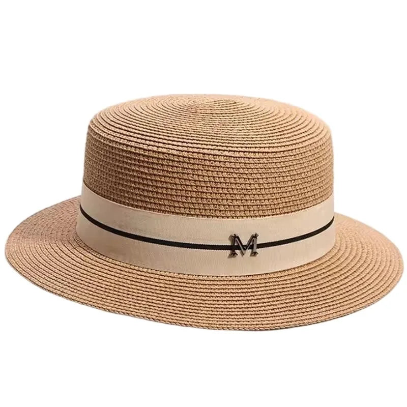 Women's Spring And Summer British Houndstooth Top Hats