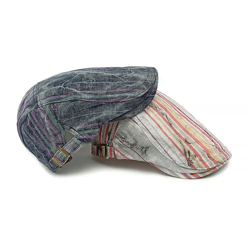 Four Seasons Cotton Print Newsboy Caps