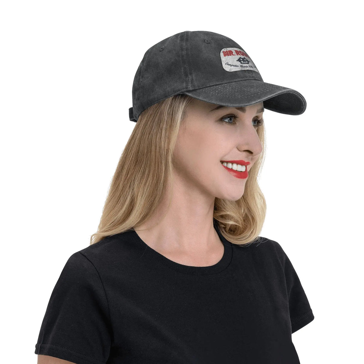 Mr. Robot Computer Repair Smile Baseball Cap