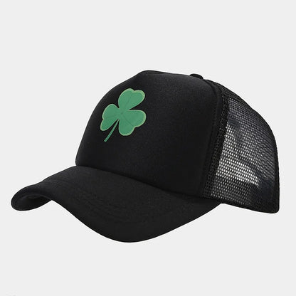 Fashion Clover Pattern Driver Hat Men's Summer Baseball Cap