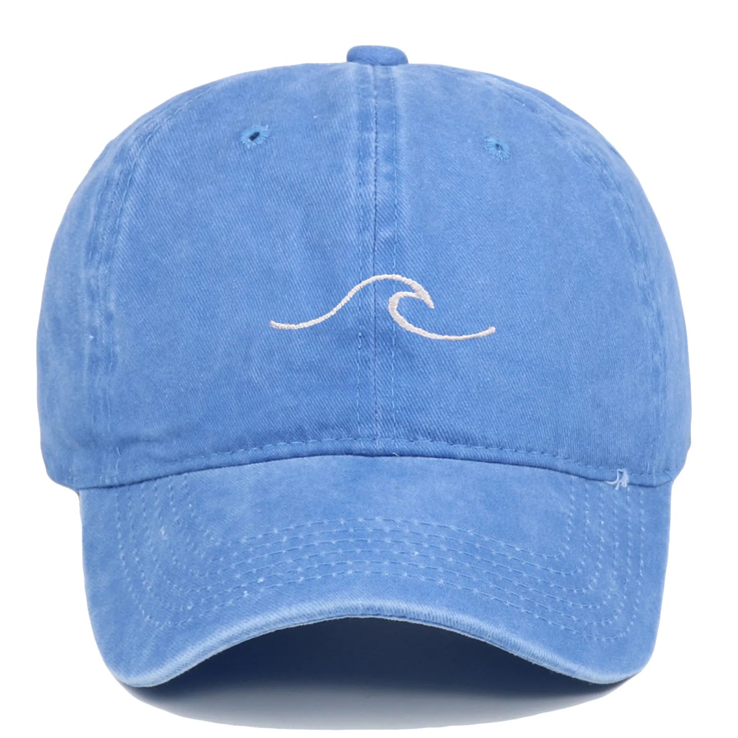 Spring and Summer Embroidered Ripple Baseball Caps for Men and Women