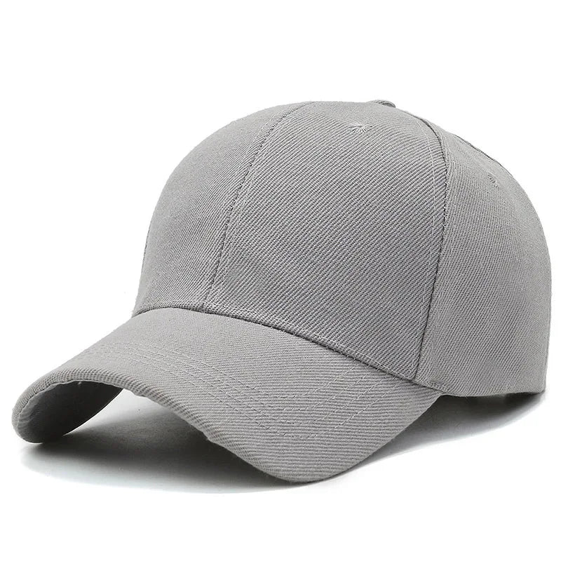 Unisex Cap Casual Plain Baseball Cap Adjustable Snapback Hats Hip Hop Cap Street Dad Hat