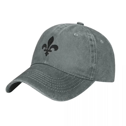 Quebec France Royal Washed Baseball Cap