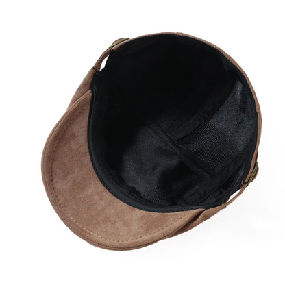 Deerskin Fleece Cap Ins Light Board Beret Trendy