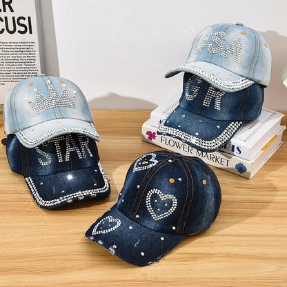 Diamond-Encrusted Baseball Cap