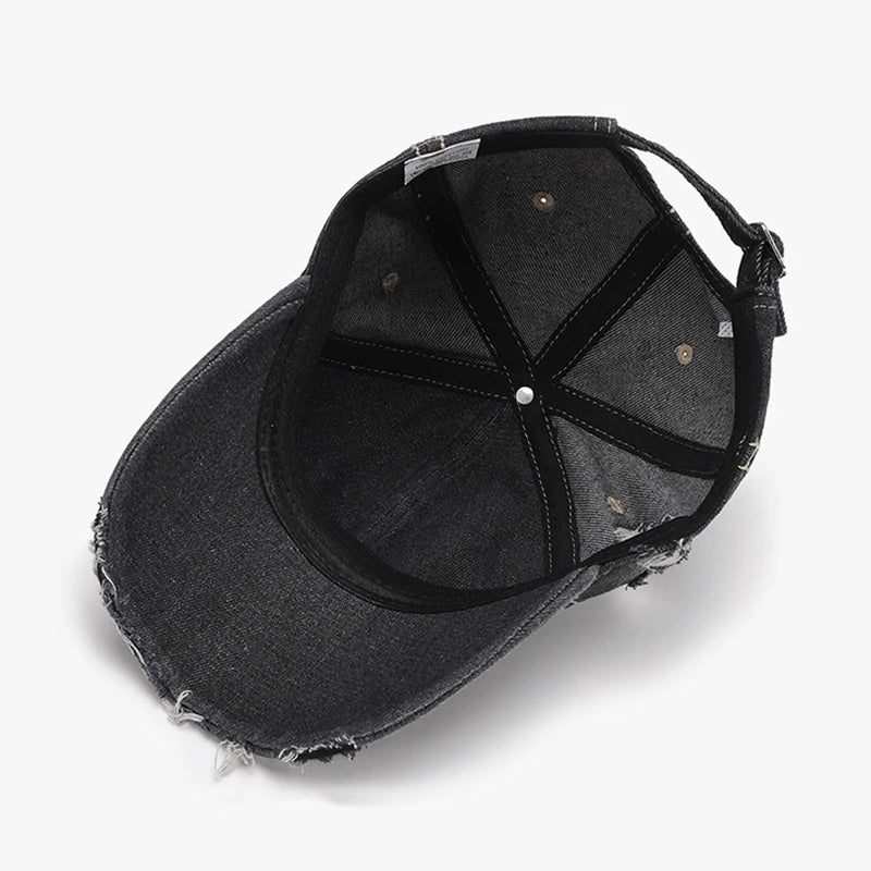 Baseball Cap Men Women Denim Jeans Outdoor Sports