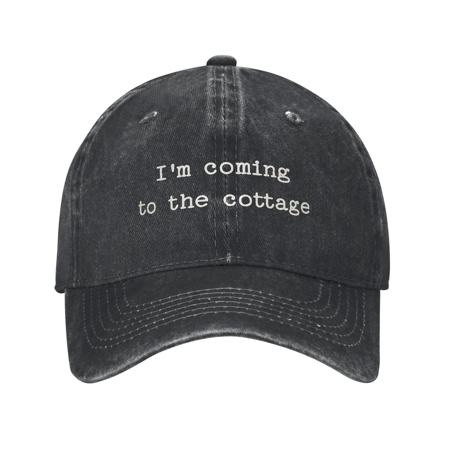 Heated Rivalry Washed Baseball Cap I'm Coming To The Cottage Summer