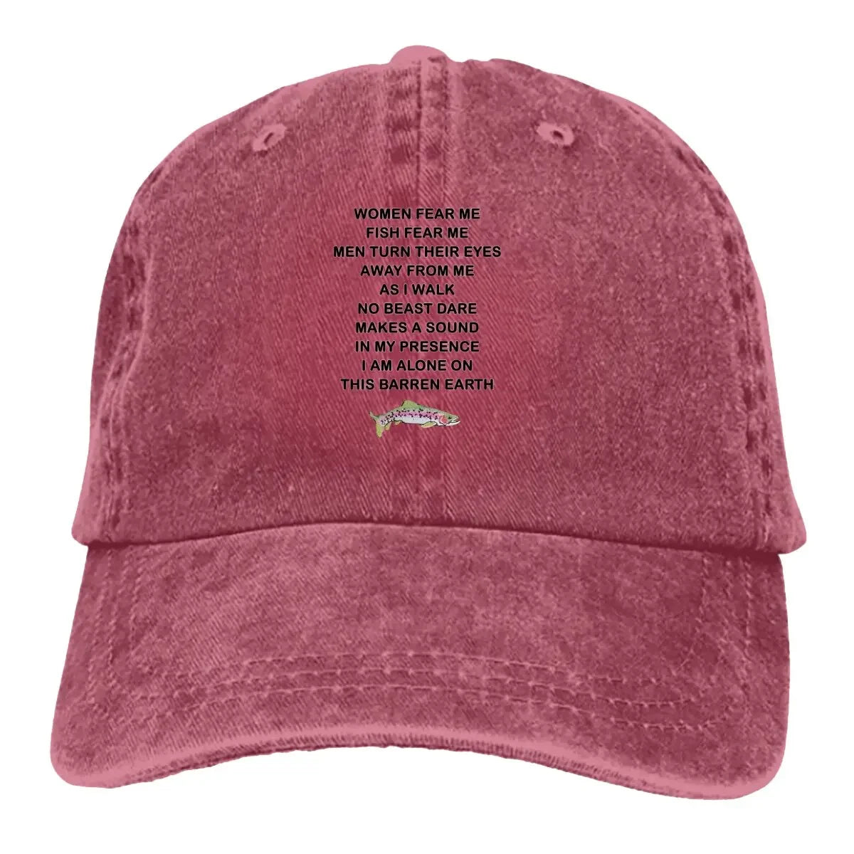 Women Want Me Fish Fear Me Meme Casquette Peaked Cap