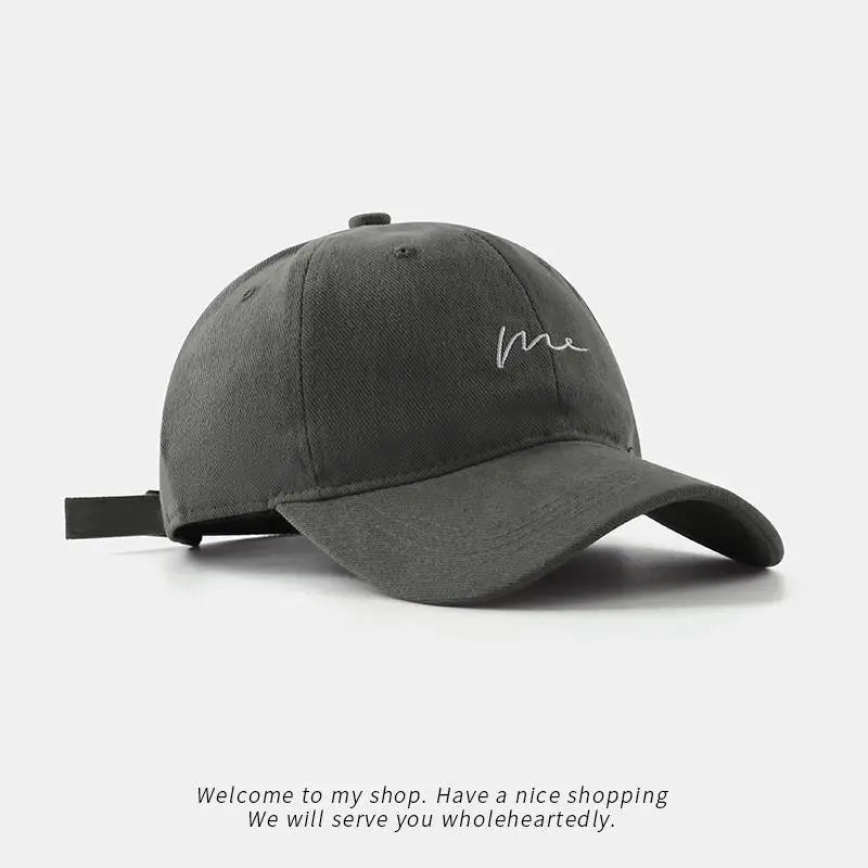 Simple Wave Embroidered Baseball Cap, Versatile for Daily Leisure and Travel