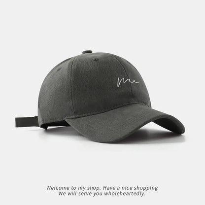 Simple Wave Embroidered Baseball Cap, Versatile for Daily Leisure and Travel