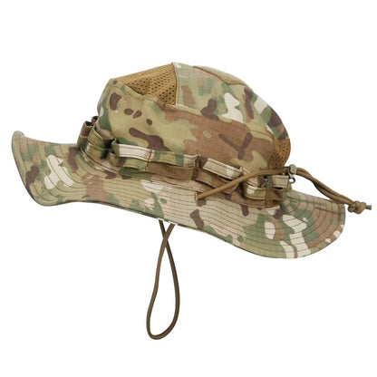 Camo Boonie Hat Sunscreen Breathable Bucket Hat Men's Outdoor