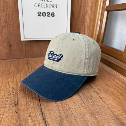 Letter Embroidery Baseball Hat For Women Men