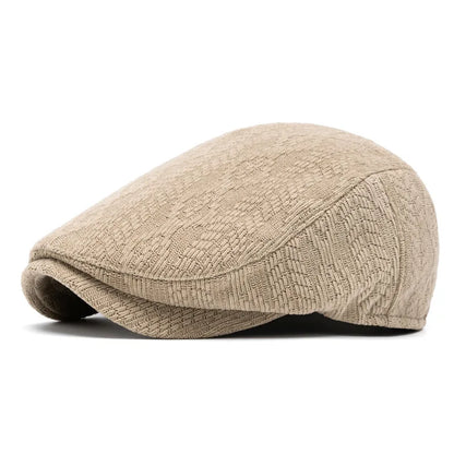 Men Autumn Winter Warm Beret Painter Hat Knitted Cap