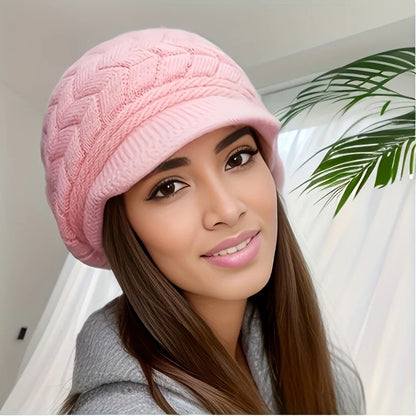 Retro Women's Winter Warm Knitted Cap