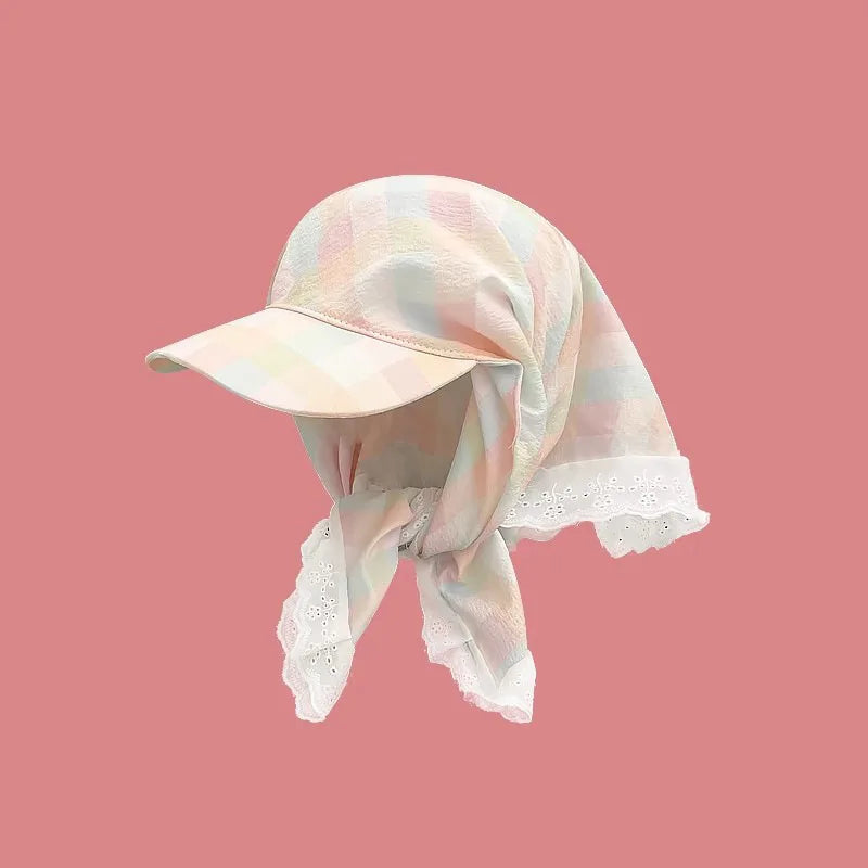 Big Brimmed Baseball Cap 2025 Butterfly Bow Women's Sun Hat