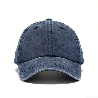 2026 Vintage Washed Denim Baseball Cap 100% Cotton Dad Hat