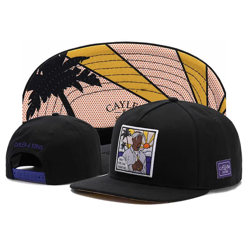 Flat Brimmed Hat Trendy Car Hat American Fashion Sun Hat