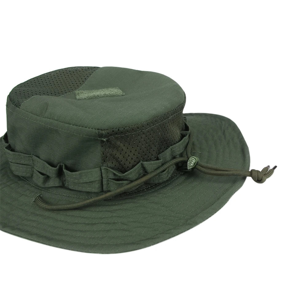 Camo Boonie Hat Sunscreen Breathable Bucket Hat Men's Outdoor