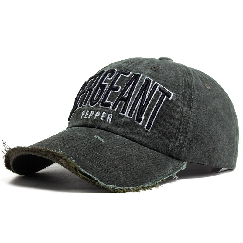 Fashion Letter Embroidered Cotton Soft Top Trucker Hat
