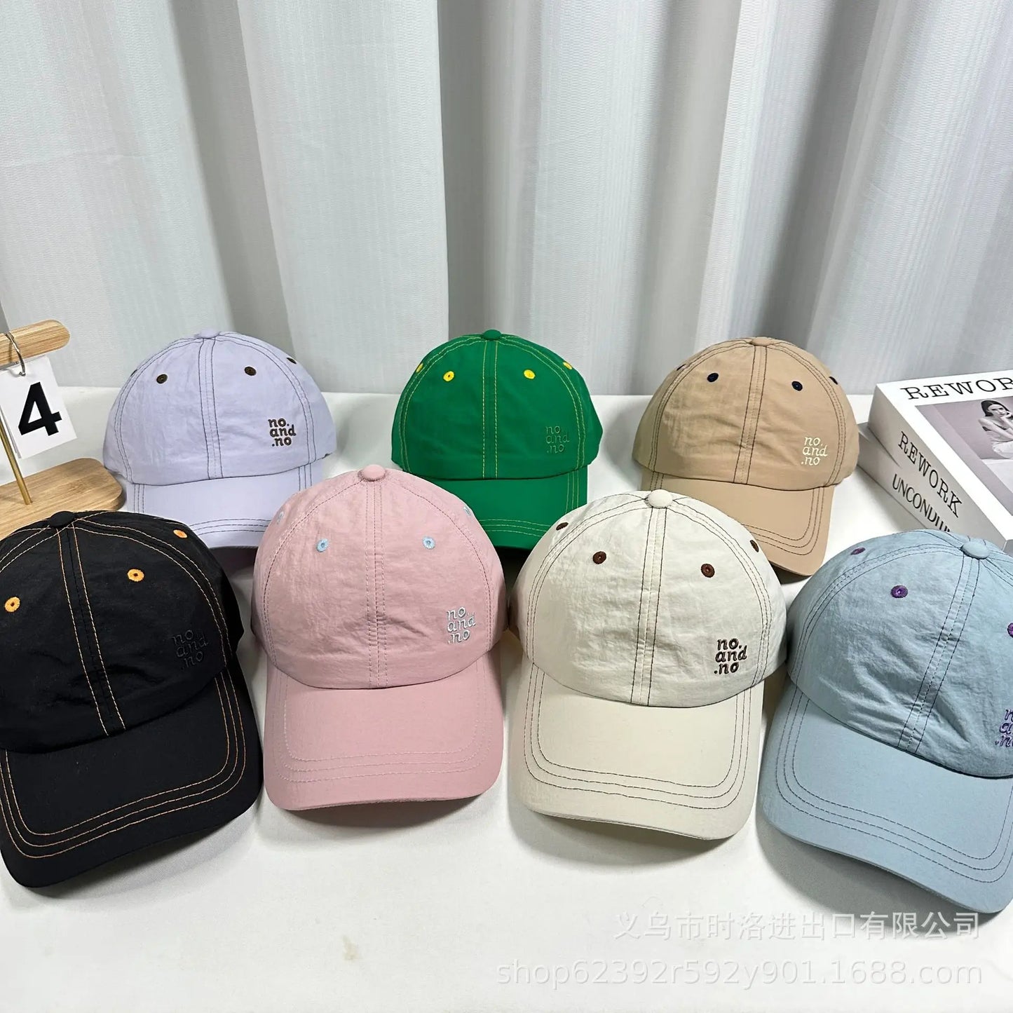 Unisex Solid Distress Retro Baseball Hats