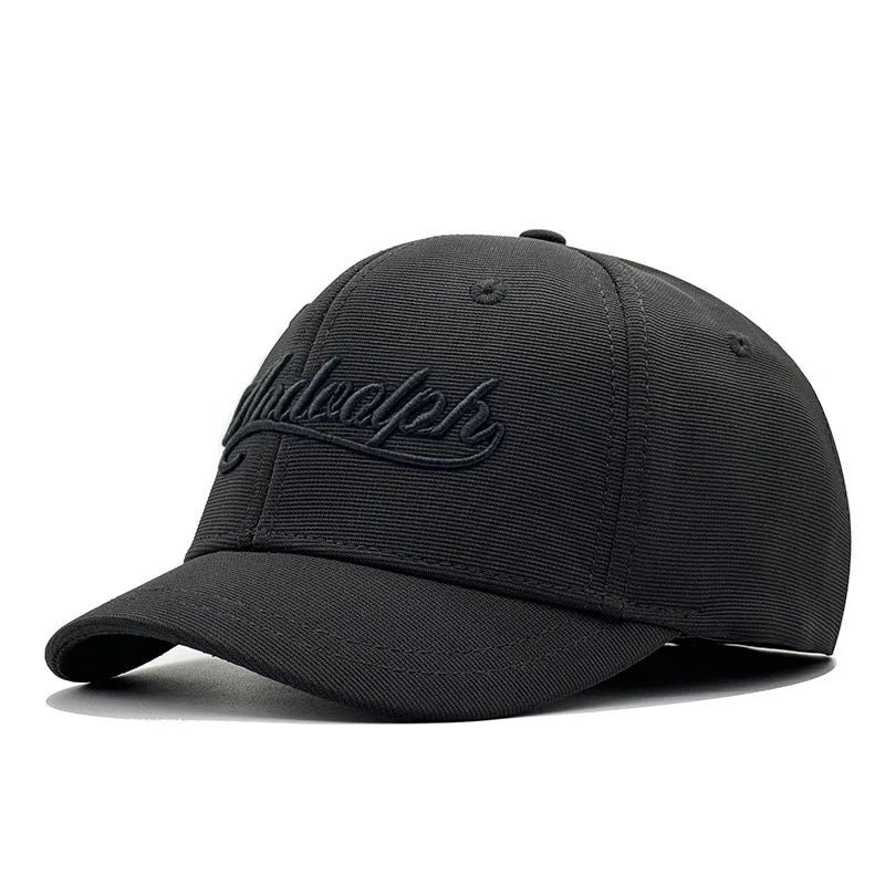 Big Head Hat Back Closed 5cm Short Brim Baseball Cap