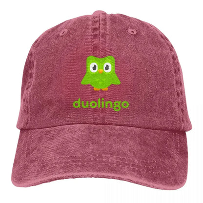 Fashion Duolingo Owl Duo Baseball Caps